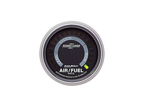 Auto Meter Mustang Sport Comp Ii Series 2 1 16 Inch Narrowband Air Fuel Ratio Gauge Lean Rich