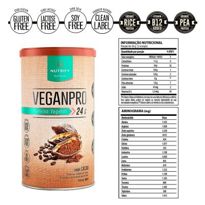 VEGANPRO CACAU 450G