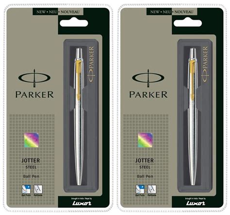 Buy Parker Jotter Stainless Steel Gt Ball Pen Pack Of Online At Low