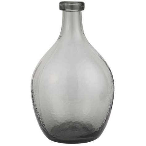 Grand Vase Dame Jeanne Verre Gris Ib Laursen