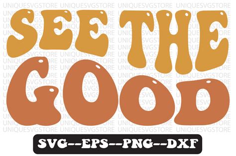 See The Good Groovy Retro Svg Design Graphic By Uniquesvgstore