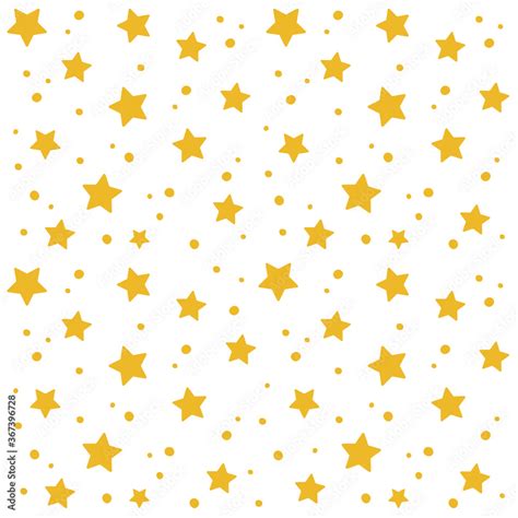 Yellow star pattern. Star texture Stock Vector | Adobe Stock