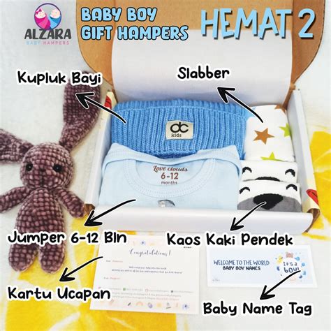 Jual ALZARA Baby Hampers Newborn Gift Set Boy Girl Unisex Kado