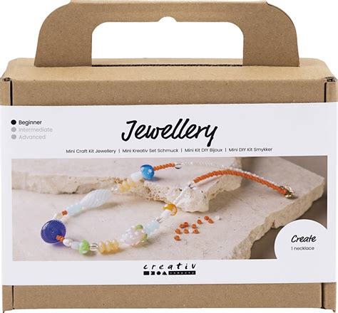 Mini DIY Kit smycken chunky halsband färgglatt Lomax se