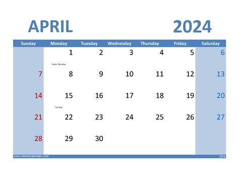 April 2024 Calendar Printable Landscape Free Download Abra Jacquie