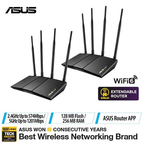 Asus Rt Ax1800hp Dual Band Wifi 6 Extendable Router Subscription Free