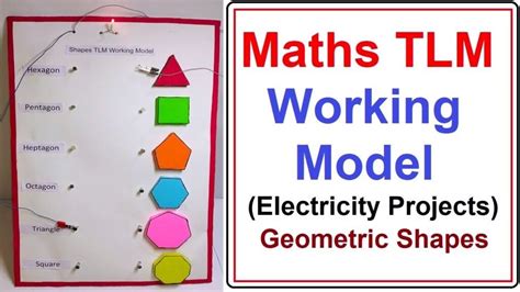 how to make Geometric Shapes Math’s TLM Working Model for B.Ed ...