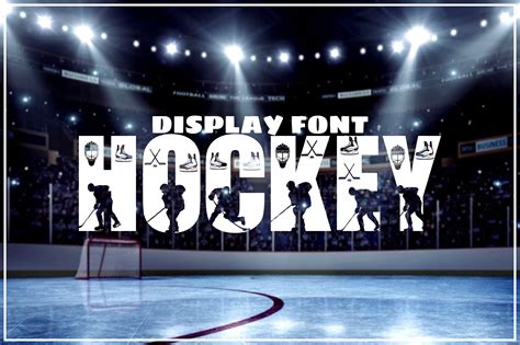 Hockey Font By Avocadosvg · Creative Fabrica