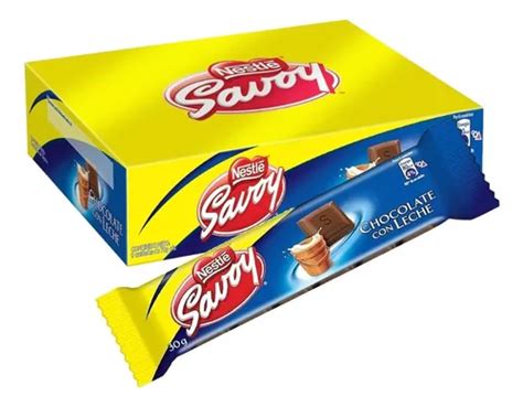 Caja De Chocolate Con Leche Savoy Und X Gr Mercadolibre