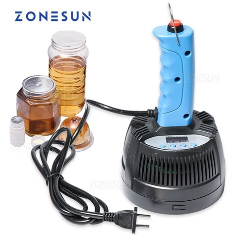 ZONESUN 20 100mm Hand Held Electromagnetic Induction Sealer Honey