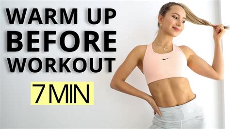 Min Warm Up Exercises Before Workout No Equipment Youtube