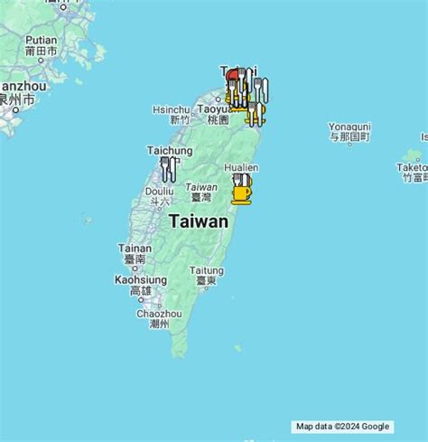 Taiwan - Google My Maps