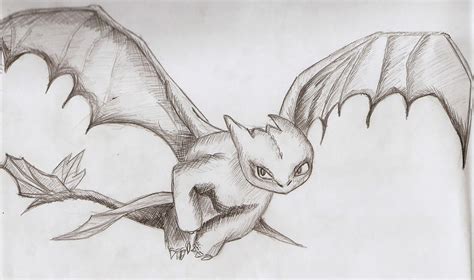 Toothless Flying sketch by Originalfiat500 on DeviantArt