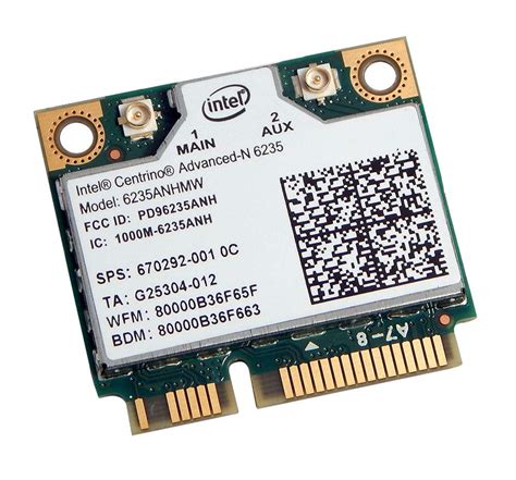 Network Card For Intel Network 6235AN HMWWB Centrino WiFi Card 300M