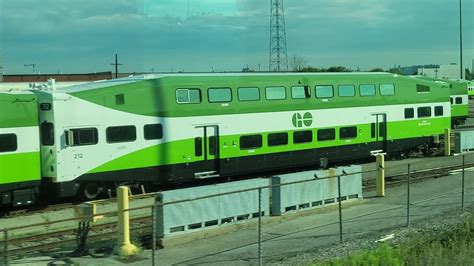 Re Painted Go Transit Cab Car 212 Go Transit Willowbrook Yard Youtube