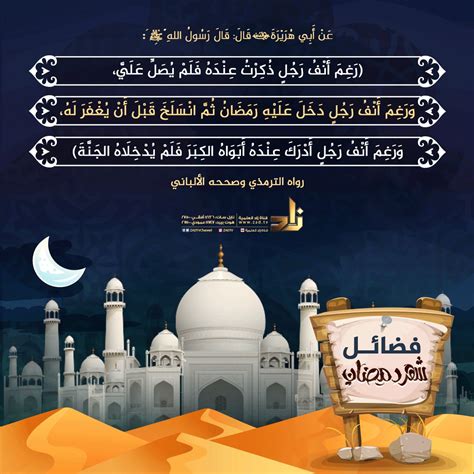 رغم انف امرئ ادرك رمضان ولم يغفر له ايميجز