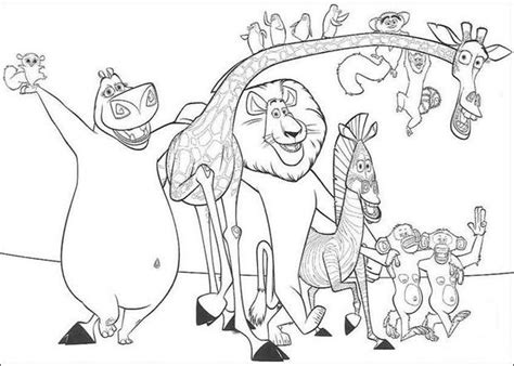 Madagascar Coloring Pages