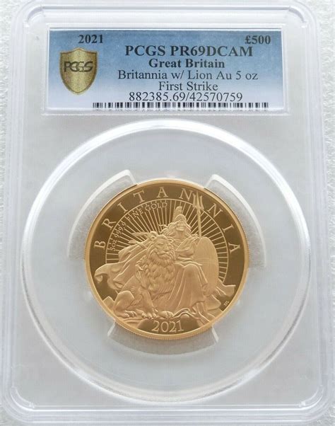 Britannia Gold Proof Oz Coin Pcgs Pr Dcam First Strike