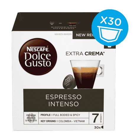 Multicoffee Capsulas Nescafé Dolce Gusto Espresso Intenso XL 30 unid