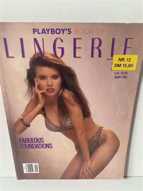 Playboy S Book Of Lingerie Sep Oct Fabulous Foundations Ebay