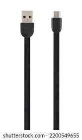 cable usb micro usb connector isolated stock photo