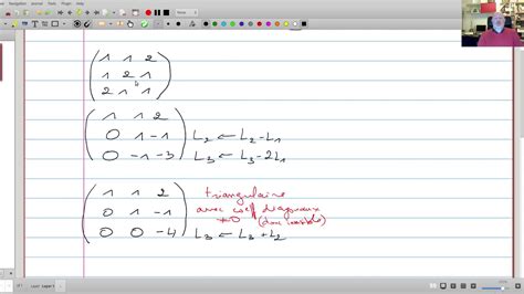 Inverse D Une Matrice Par Le Pivot De Gauss YouTube