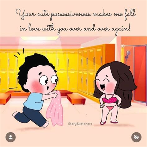 Possessiveness Cartoon Love Quotes Cute Images With Quotes Love Is