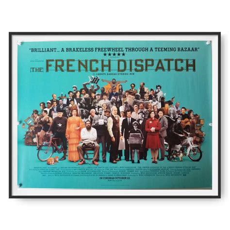 The French Dispatch 2021 Original Uk Quad Poster Cinema Poster Gallery