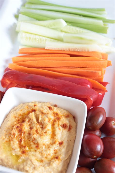 Hummus con crudités