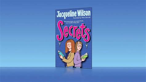 Jacqueline Wilson Introduces Secrets Youtube