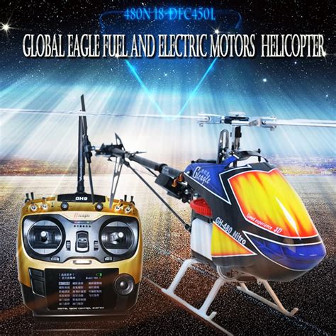 2016 Gleagle 480n Fuel Helicopter Rtf Rc Nitro Helicopter 3d Gas Stunt