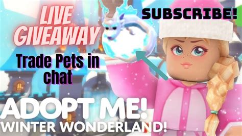 Live Adopt Me Trading Frost Fury And Snow Owl Giveaway Youtube