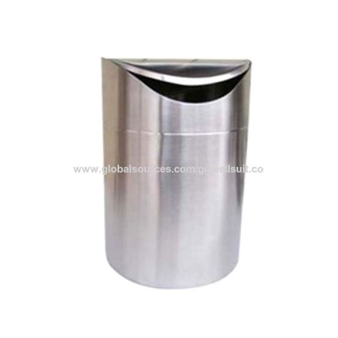 Buy Wholesale China Stainless Steel Trash Can, Made Of 18/0 & Stainless Steel Trash Can at USD 1 ...