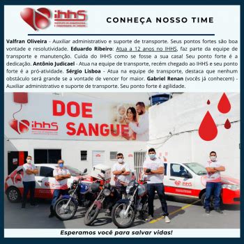 Conhe A Nosso Time Ihhs Instituto De Hematologia E Hemoterapia De