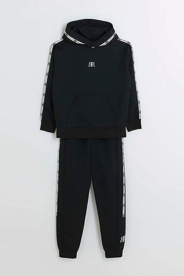 Buy River Island Taped Boys Hoodie And Jogger Set From Next Usa