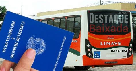 Jornal Destaque Baixada Empresa de ônibus abre vagas de emprego para