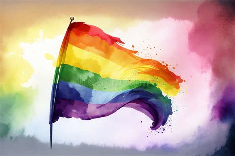 Pride Rainbow Background Watercolour Stock Illustrations 207 Pride