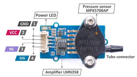 Grove Integrated Pressure Sensor Kit Kamami On Line Store