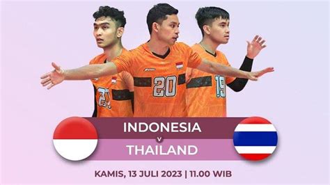 Cek Hasil Indonesia Vs Thailand Perempat AVC Challenge Cup 2023