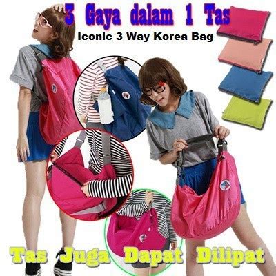 Jual Hargahancur Korean Bag Iconic 3 Way Korean Design Tas Slempang