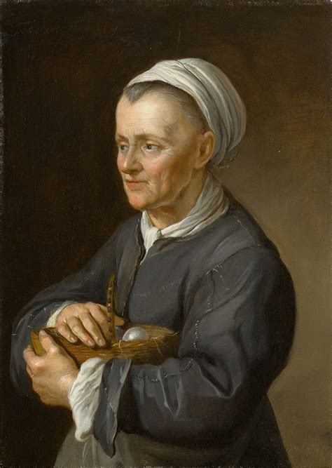 A Woman Holding A Basket Of Eggs North Carolina Museum Of Art