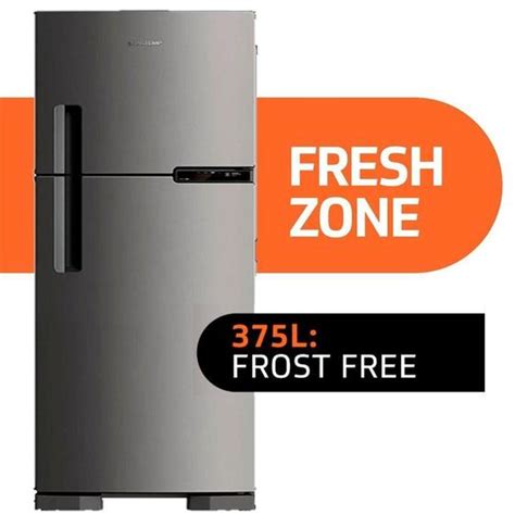 Refrigerador Geladeira Brastemp Duplex 375L BRM44HK Frost Free