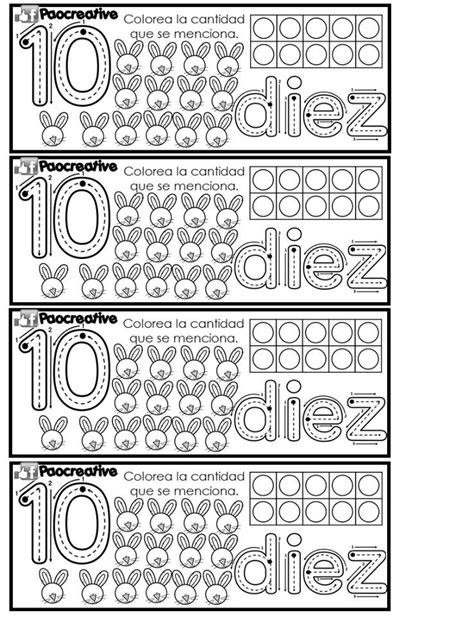 Fabulosas Fichas Para Repasar Los Números Del 1 Al 10 Material Didáctico Y Planeaciones