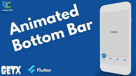 Animated Bottom Navigation Bar In Flutter Using GetX Fancy Bottom