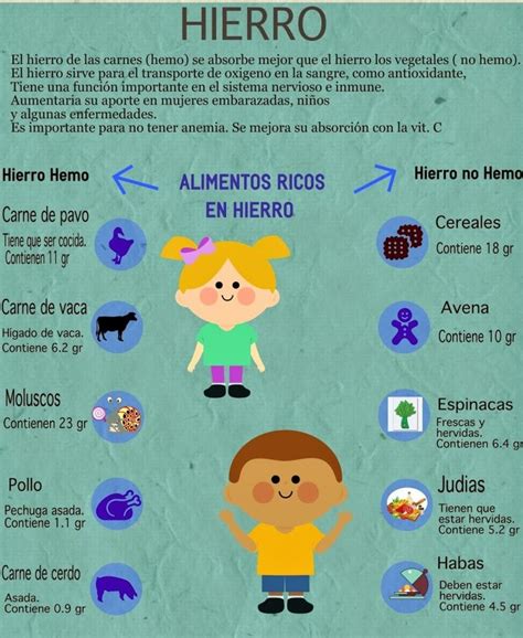 Alimentos Con Hierro Que No Pueden Faltar En La Dieta Infantil