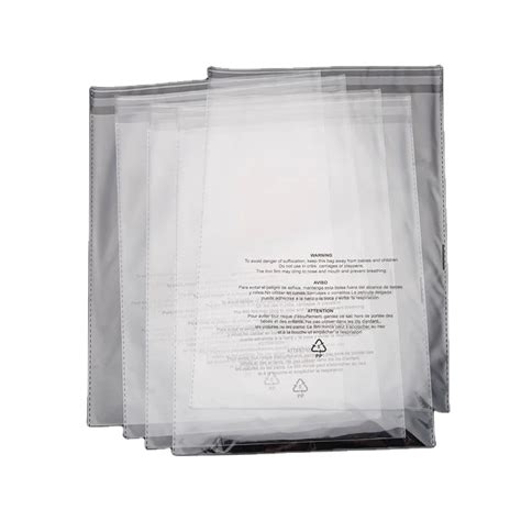 Custom Cellophane Polybag Packaging Clear Plastic Opp Poly Bag With