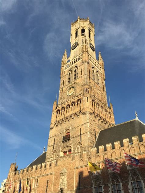 Belfry Tower Bruges 1240 1485 Brugge Oude Stad Stad