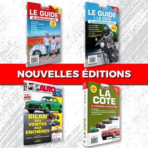 Cote Guide et le hors série spécial enchères auto moto