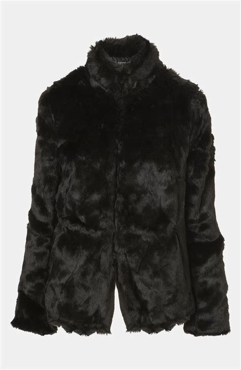 Topshop Faux Fur Jacket Nordstrom