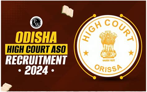 Odisha High Court Aso Recruitment Apply Online For Posts